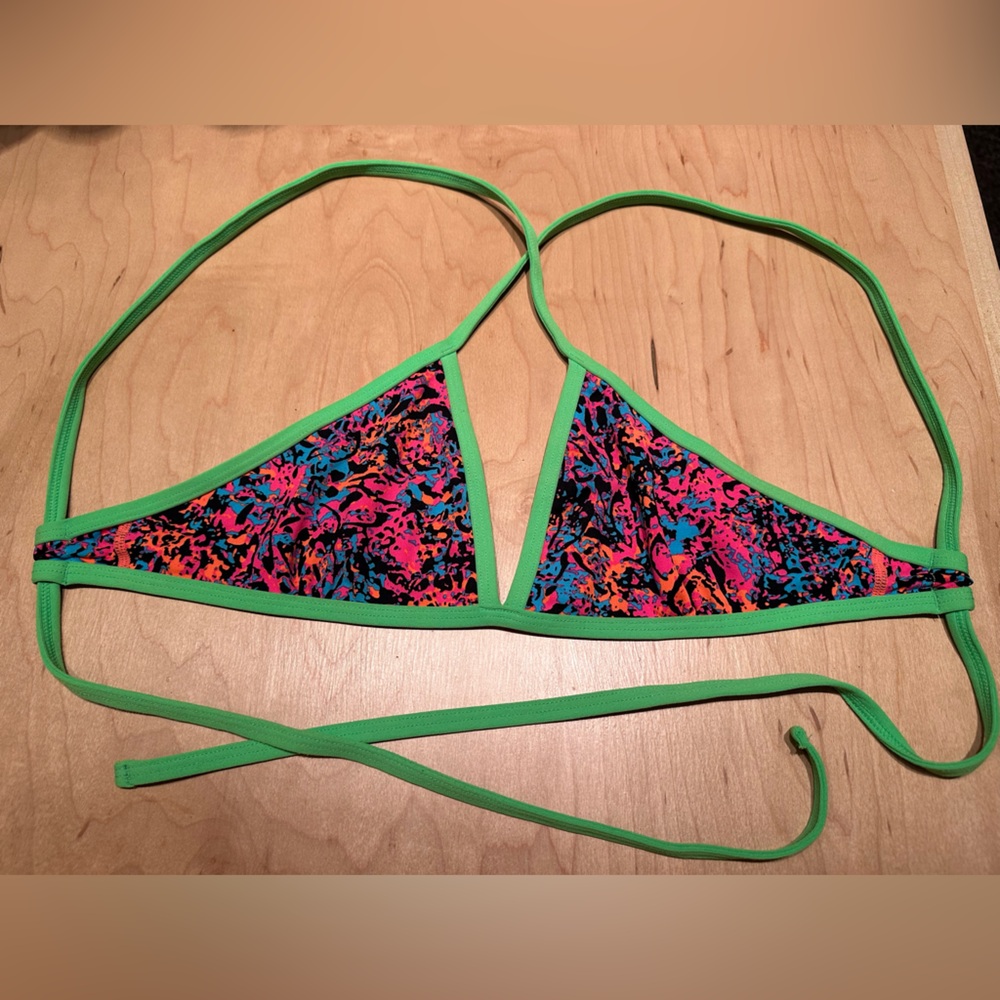 Colorful Triangle Bikini Top TYR